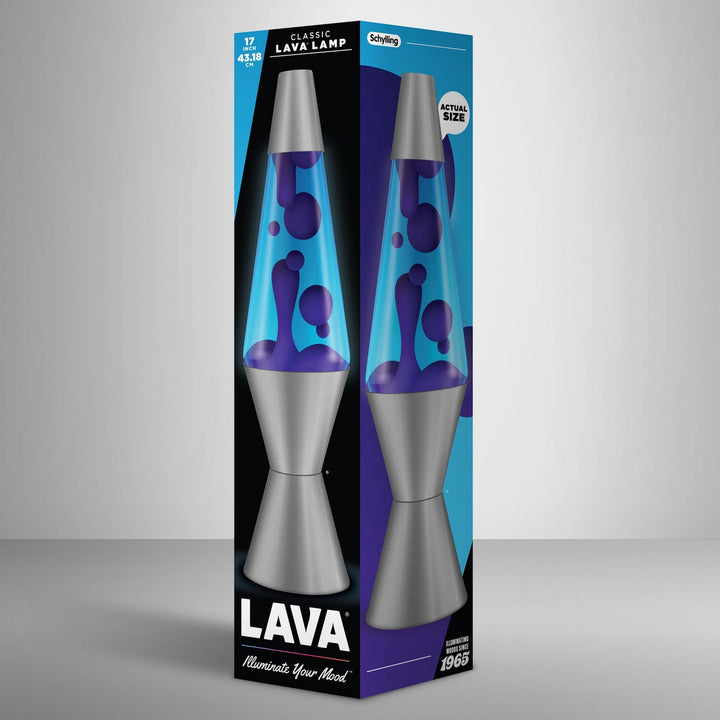 Lava 17in Midnight Cascade Lamp - Blue