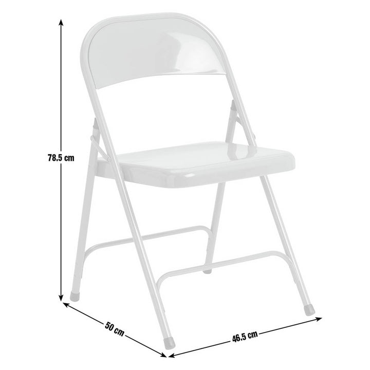 Habitat Macadam Metal Folding Chair - Grey