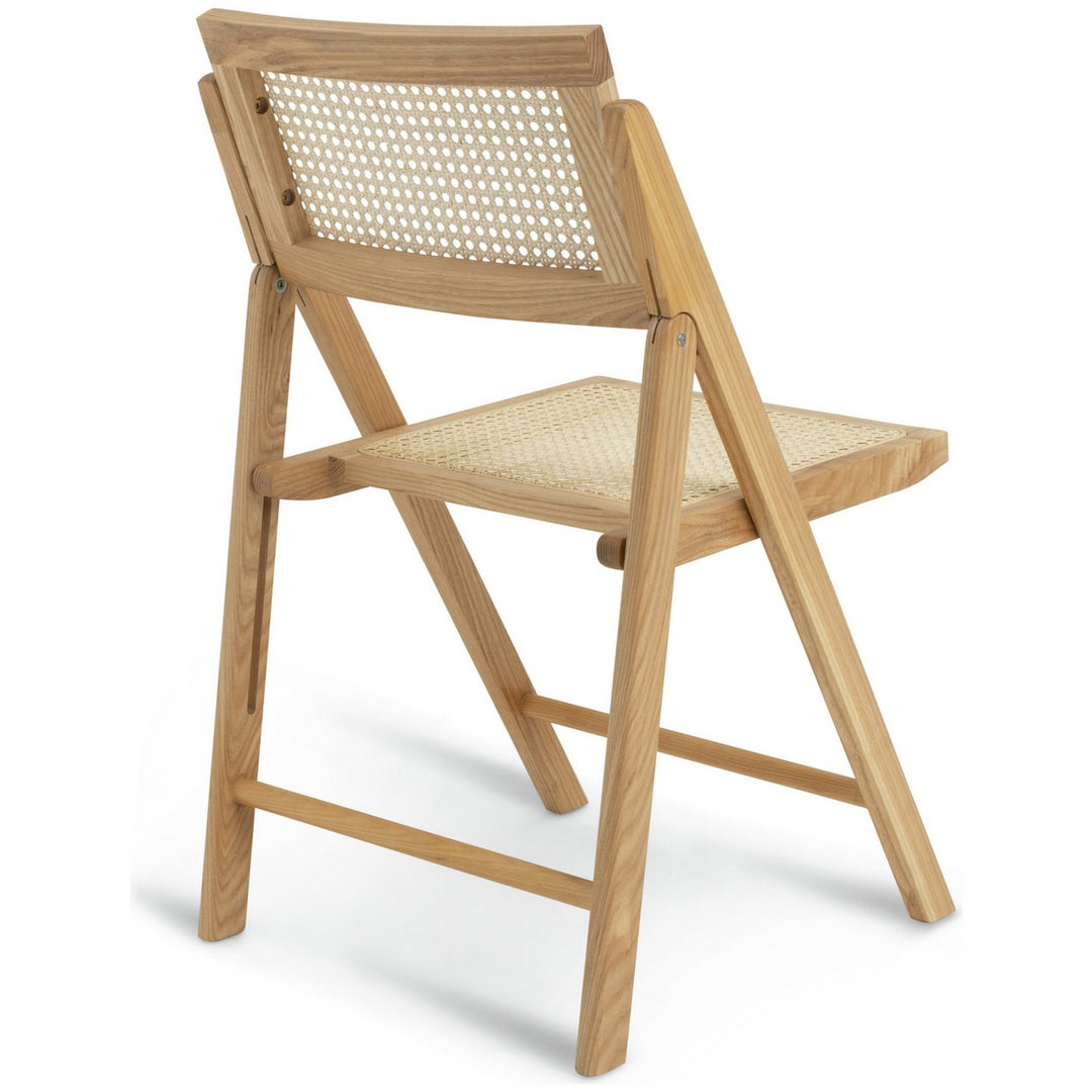 Habitat Peio Rattan Folding Dining Chair - Natural
