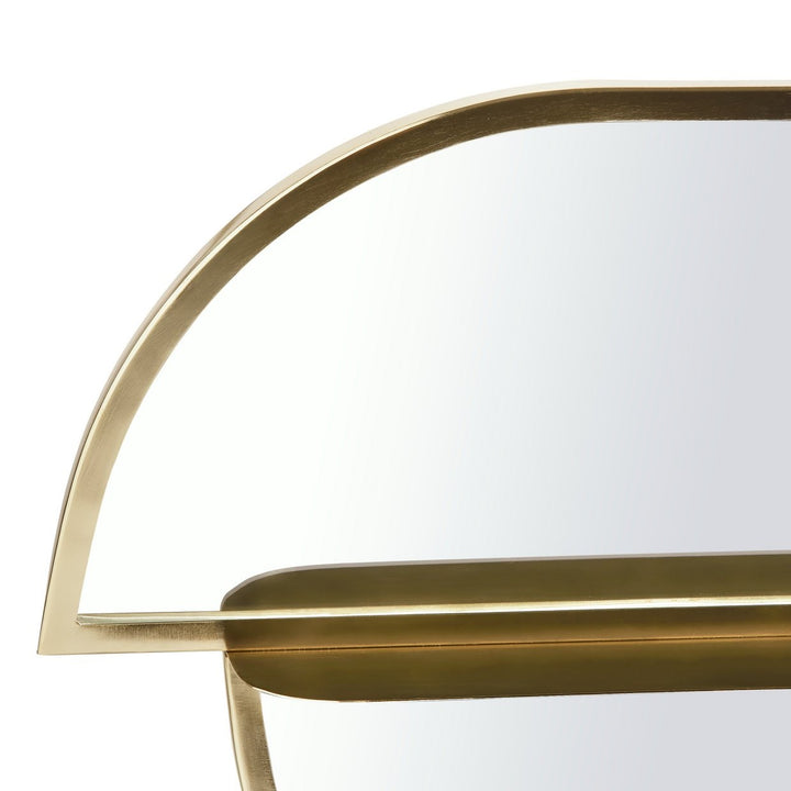 Habitat Pill Wall Mirror - Gold