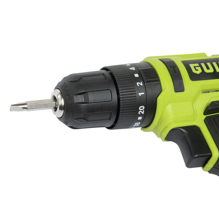 Guild 18V Cordless Impact Drill with 100 Accessories - 2.0AH