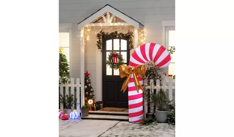 Home Christmas Inflatable 6ft Candy Cane Decoration