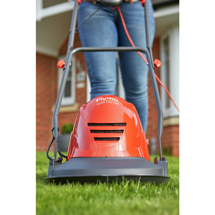 Flymo Turbo Lite 270 27cm Corded Hover Lawnmower - 1400W
