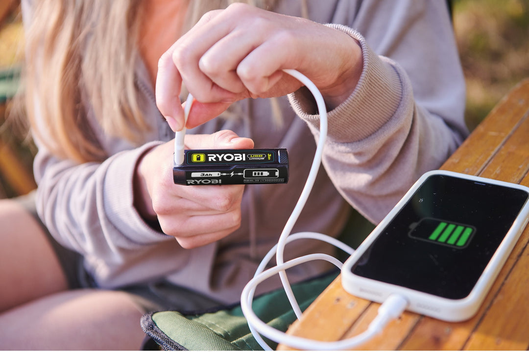 Ryobi RB4L30 4V USB Lithium 3.0Ah Battery & Power Bank