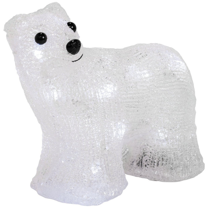 Habitat Prelit Christmas Acrylic Polar Bear Decoration
