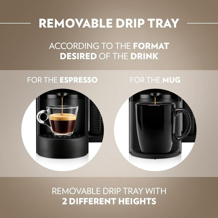 Lavazza A Modo Mio Jolie &amp; Milk LM700 Coffee Machine Black