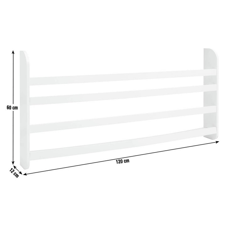 Habitat Kids Scandinavia Wall Mounted Wide Shelf - White