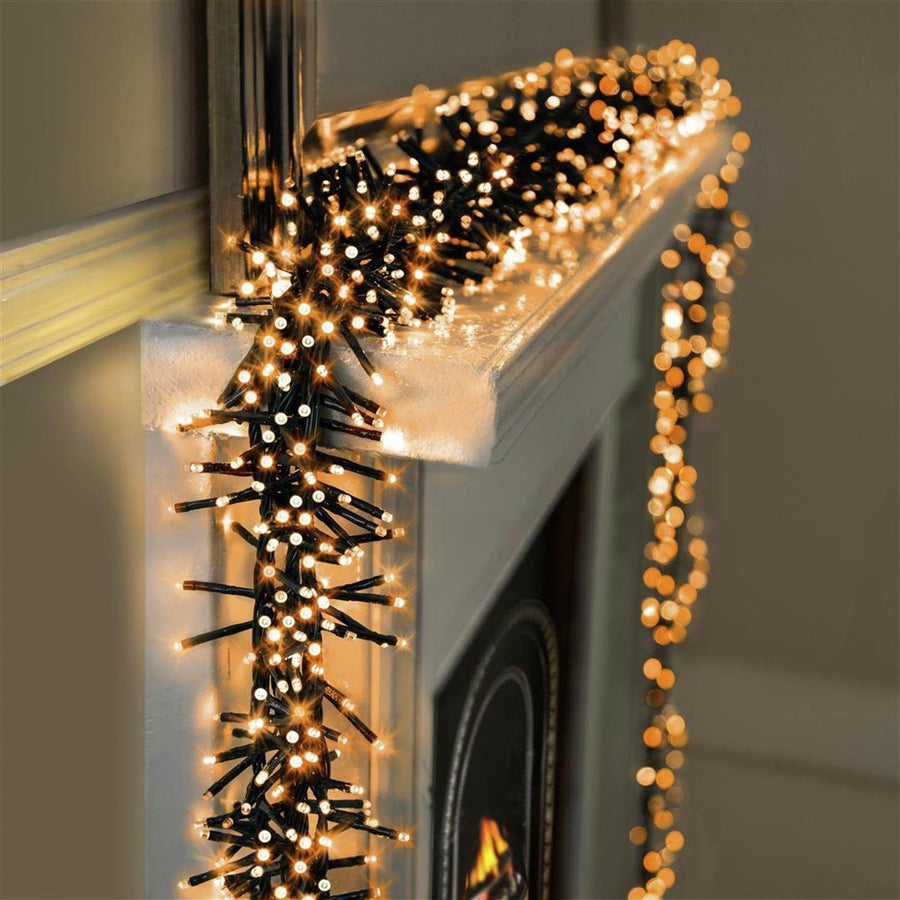 Premier Decorations 480 LED Clusters & Timer Christmas Lights