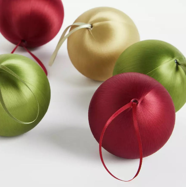 Habitat Pack Of 6 Shatterproof Christmas Baubles - Jewel Tones