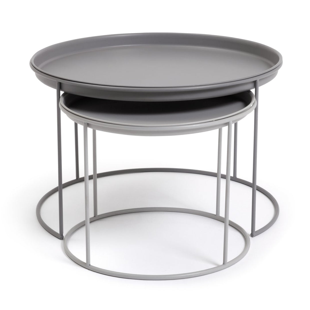 Habitat Finley Round Coffee Table - Grey