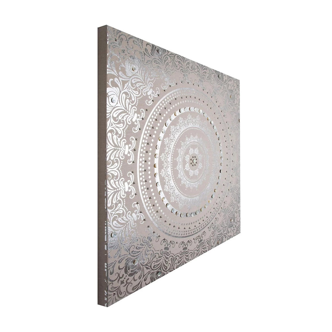 Embellished Cocoon Fabric Canvas Wall Art