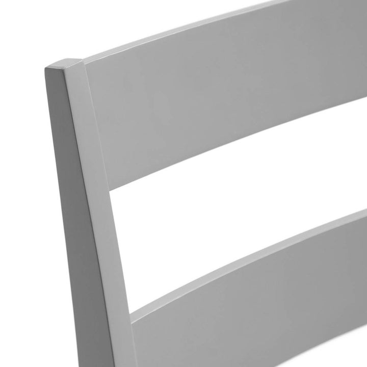 Home Chicago Pair of Solid Wood Dining Chair- Grey