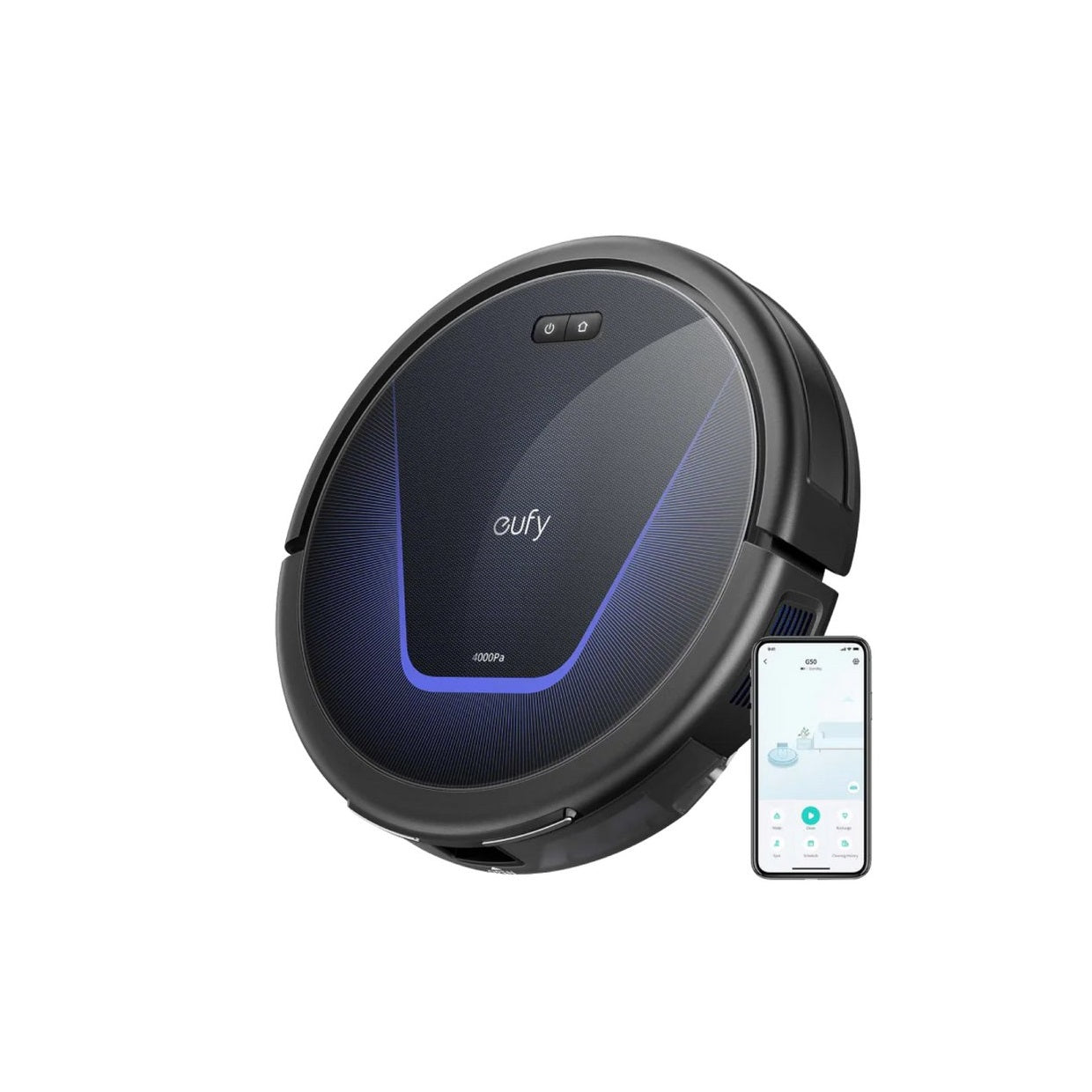 Eufy G50 Hybrid Robot Vacuum & Mop with Auto-Detangle Brush (No Accessories)