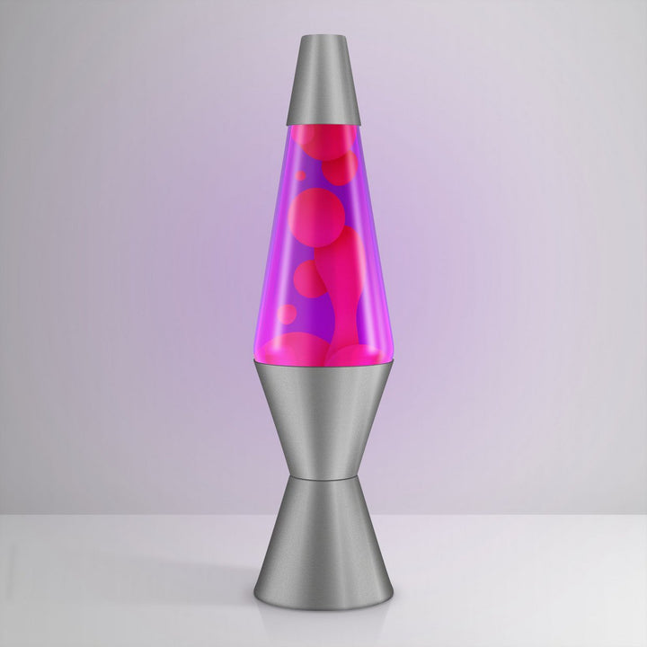 Lava 14.5in Fuchsia Mirage Lamp - Pink & Violet