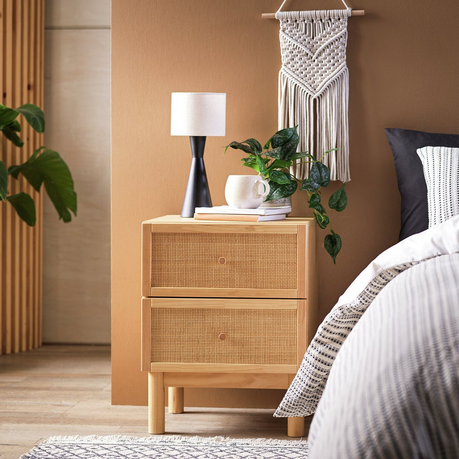 Habitat Simone 2 Drawer Bedside Table