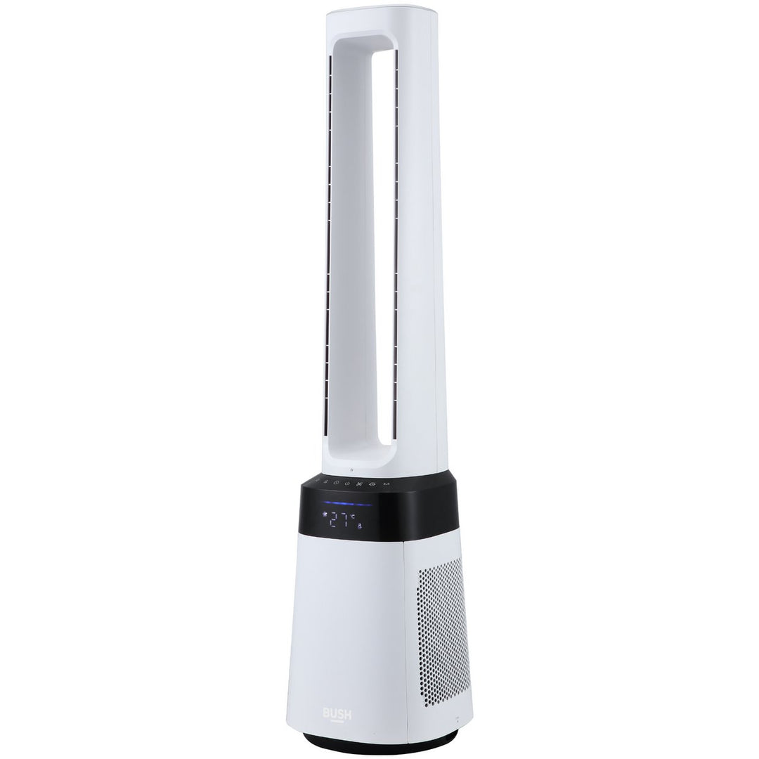 Bush Bladeless 2-in-1 Fan and Air Purifier - Black &amp; White
