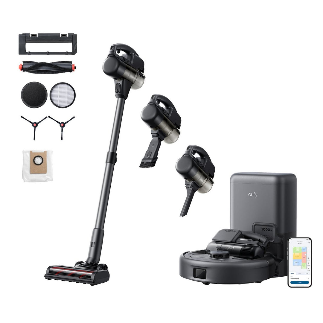 eufy E20 3-in-1 Robot Vacuum Cleaner with Cordless Stick &amp; Handheld