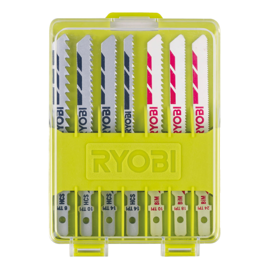 Ryobi RAK10JSB Jigsaw Blade Set (10 piece)