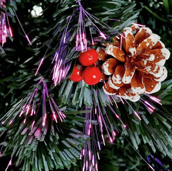 Premier Decorations 5ft Fibre Optic Christmas Tree