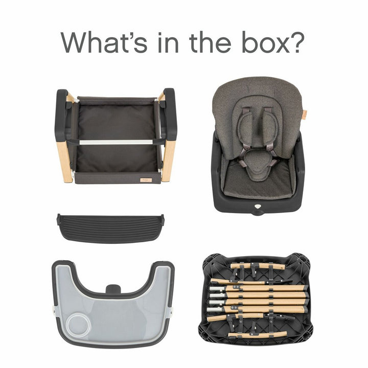 Nova Evolutionary Highchair - Oak Grey