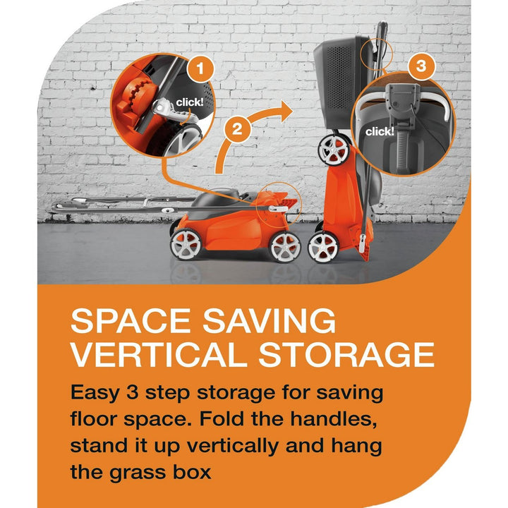 Flymo EasiStore 300R Li Cordless Rotary Lawn Mower - 40V