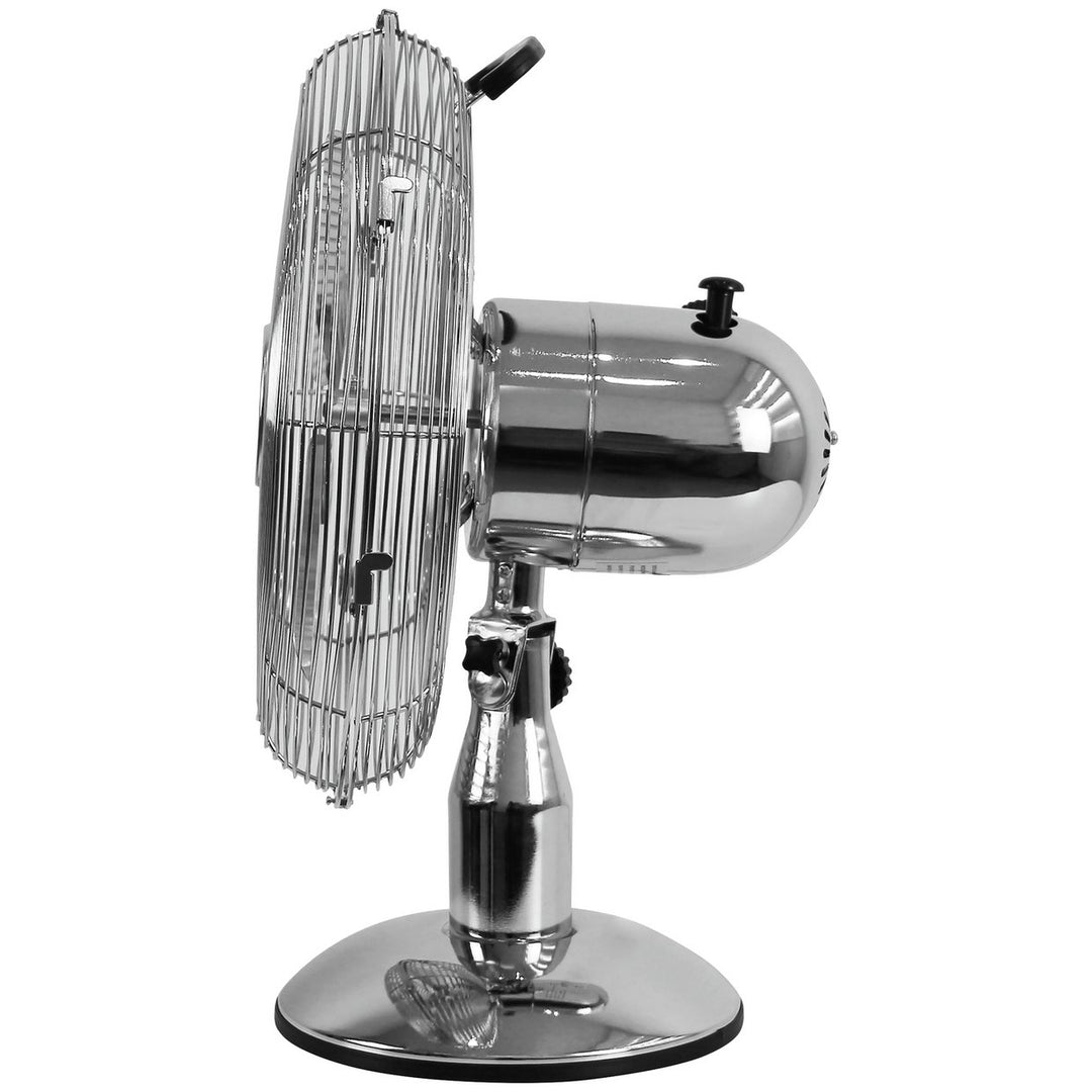 Bush Chrome Desk Fan - 12 Inch