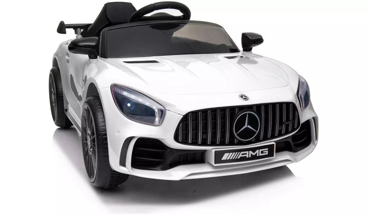 Mercedes Benz AMG GTR 6V Kids Electric Car - White