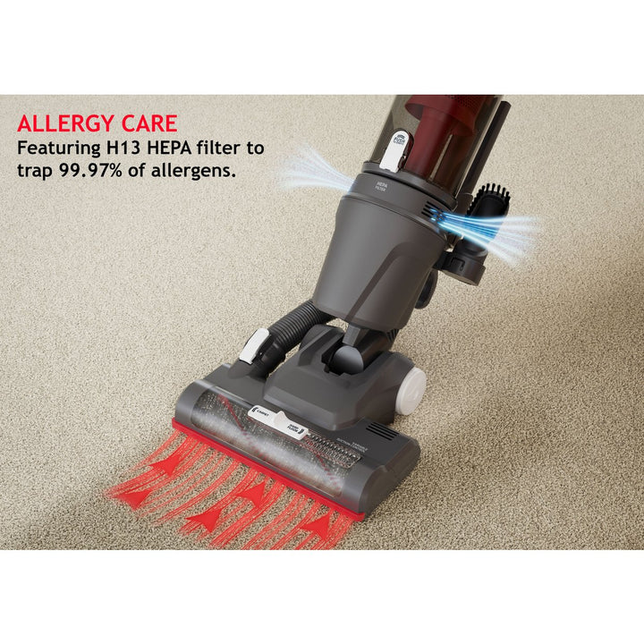 Hoover Upright 300 Corded Bagless Vacuum Cleaner - HU300RHM