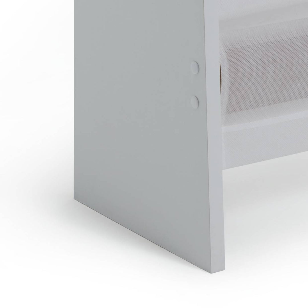 Home Kids Book Tidy - White