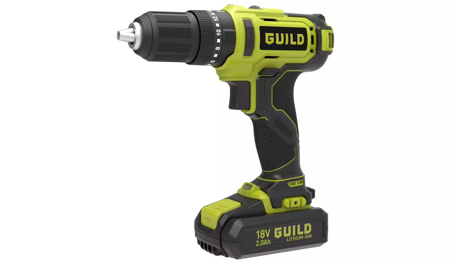 Guild 2.0AH Cordless Combi Drill and Impact Driver - 18V