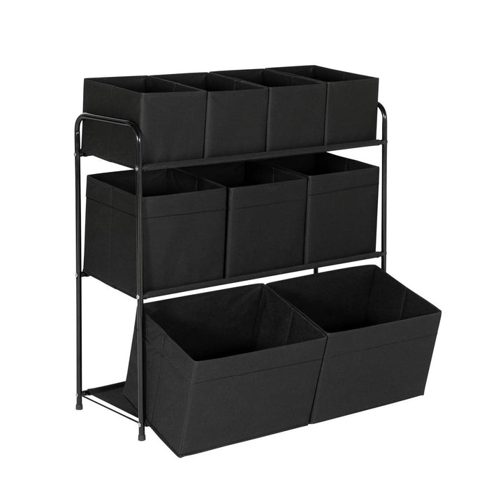 Home 9 Box Storage Unit - Black