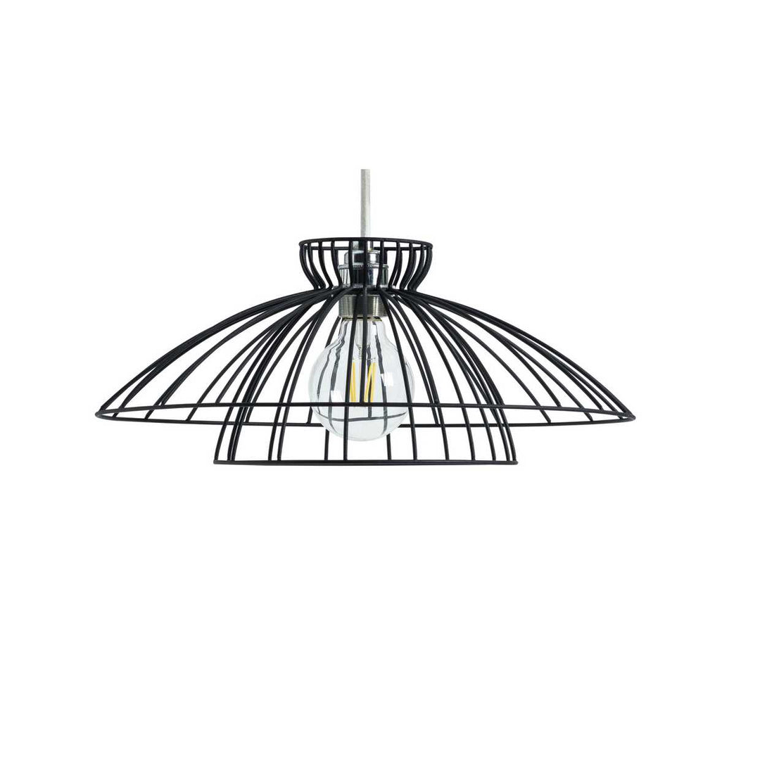 Habitat Kiso Black Wire 2 Tier Pendant Shade - 40cm