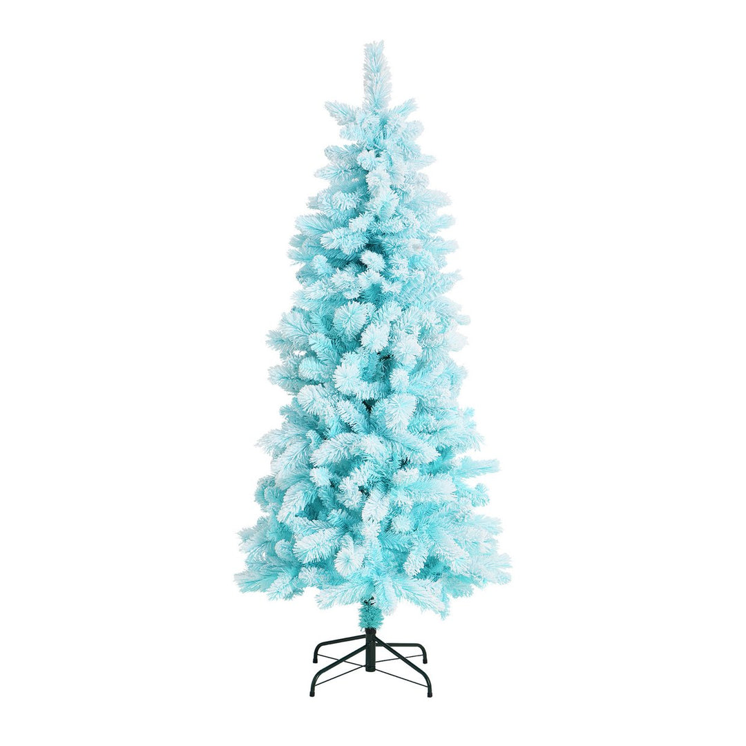 Habitat 6ft Ice Snowy Artificial Christmas Tree - Blue