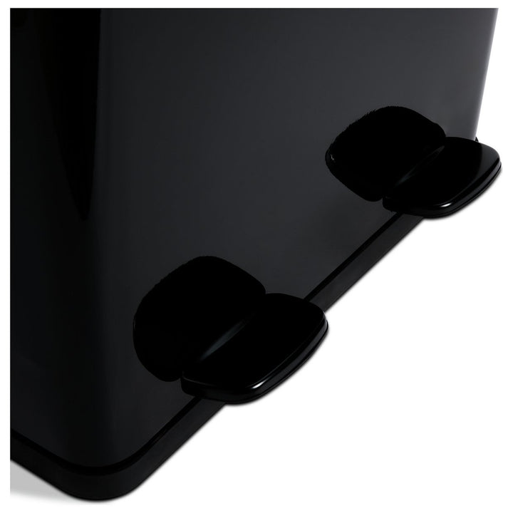 Habitat 60 Litre Twin Compartment Pedal Bin - Black