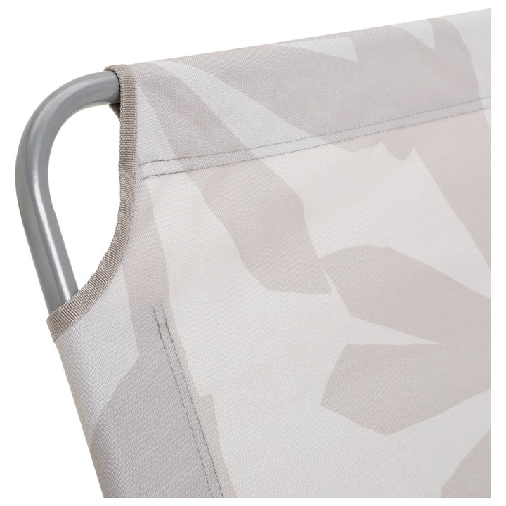 Habitat Folding Metal Sun Lounger - Light Grey