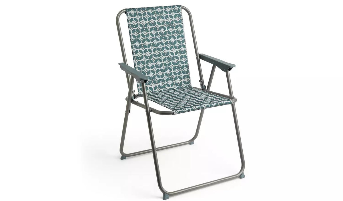 Habitat Folding Garden Chair - Blue
