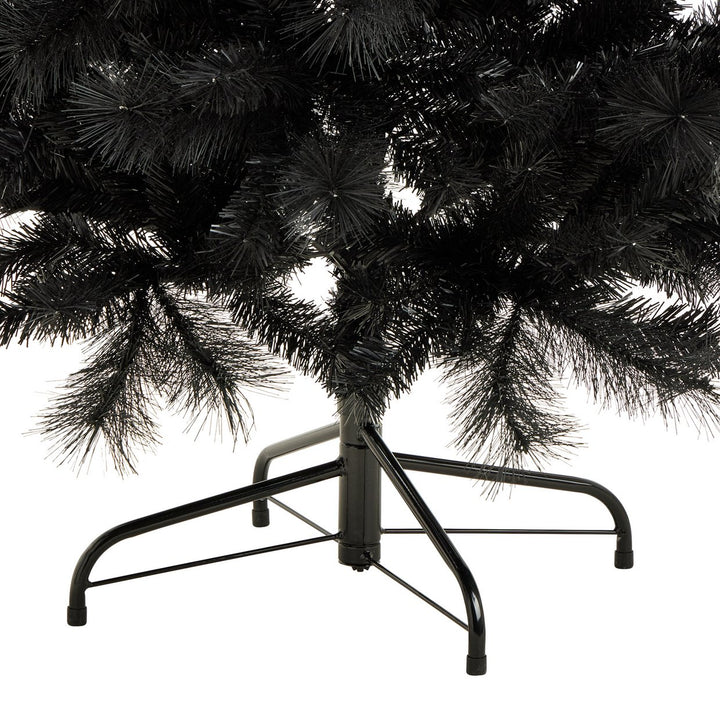 Habitat 6ft Black Tips Artificial Christmas Tree