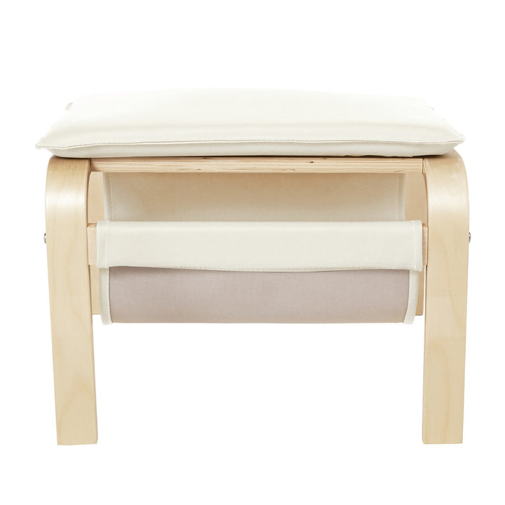 Home Bentwood Chair with Footstool - Natural