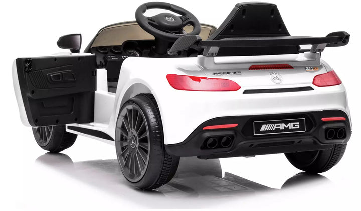 Mercedes Benz AMG GTR 6V Kids Electric Car - White