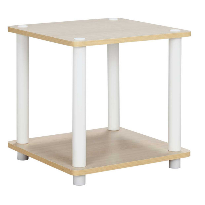 Home New Verona Side Table - Light Wood Effect