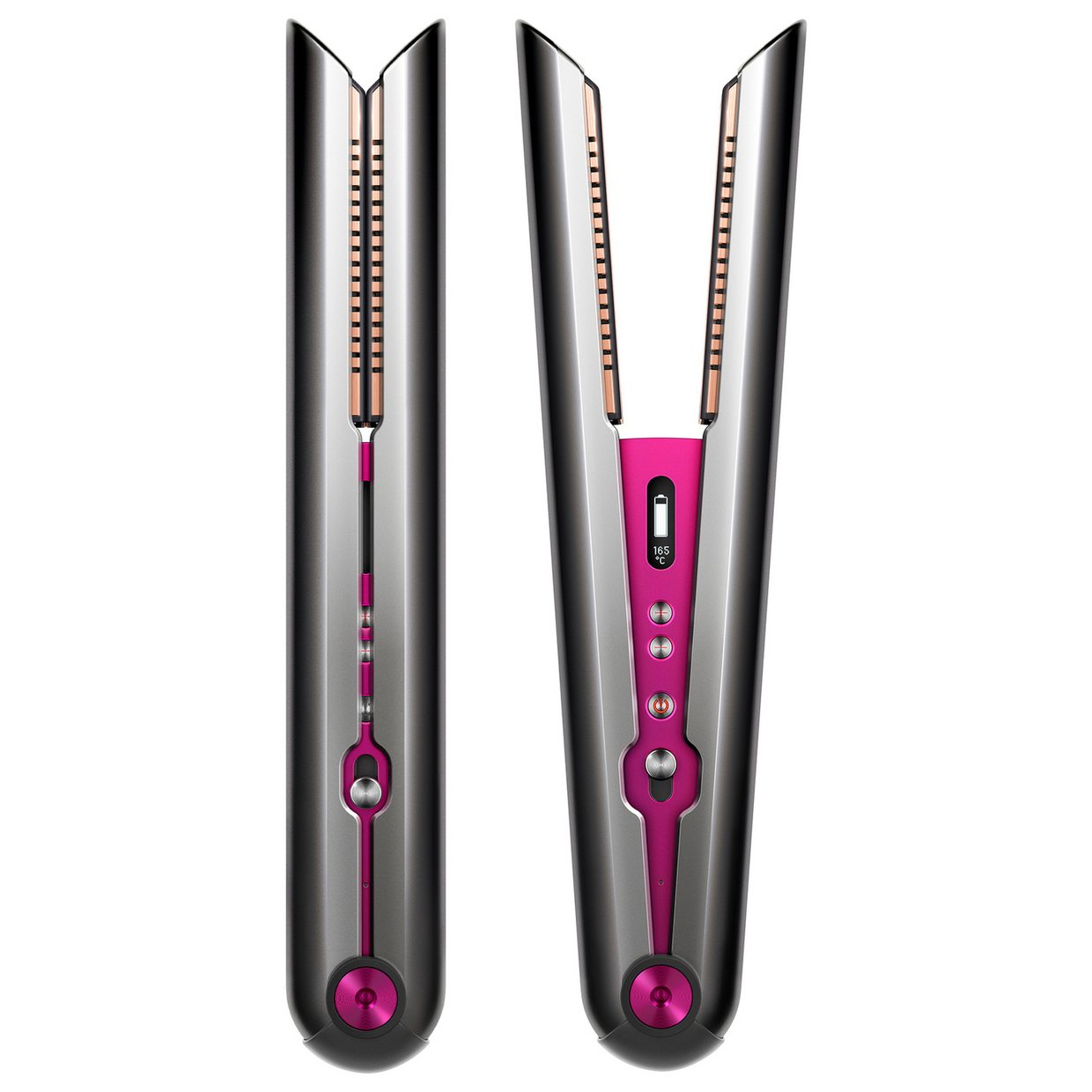 Dyson Corrale Cordless Hair Straightener - Nickel / Fuchsia (No Heat Pad)