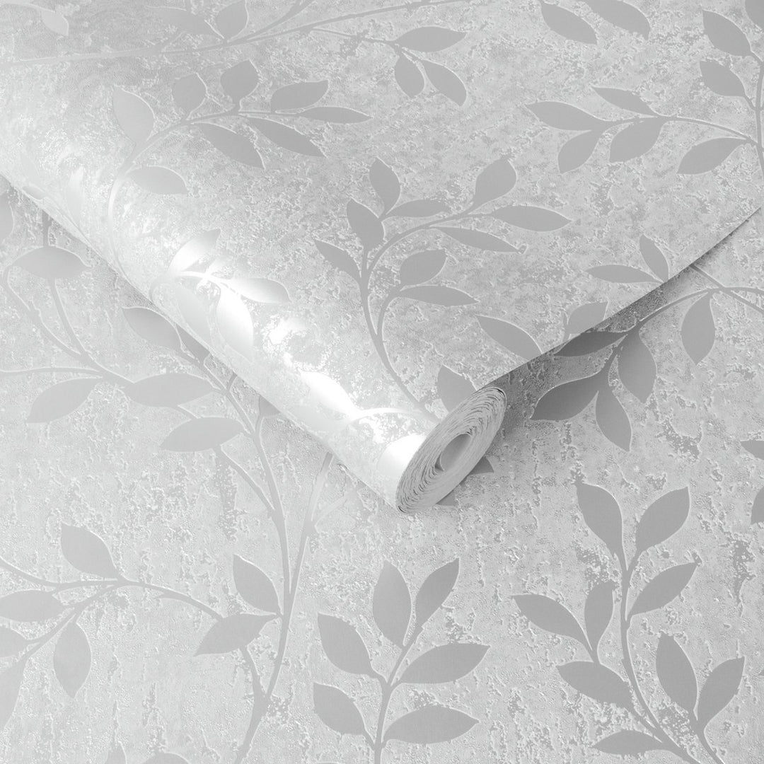 Graham and Brown Milan Trail Silver Wallpaper