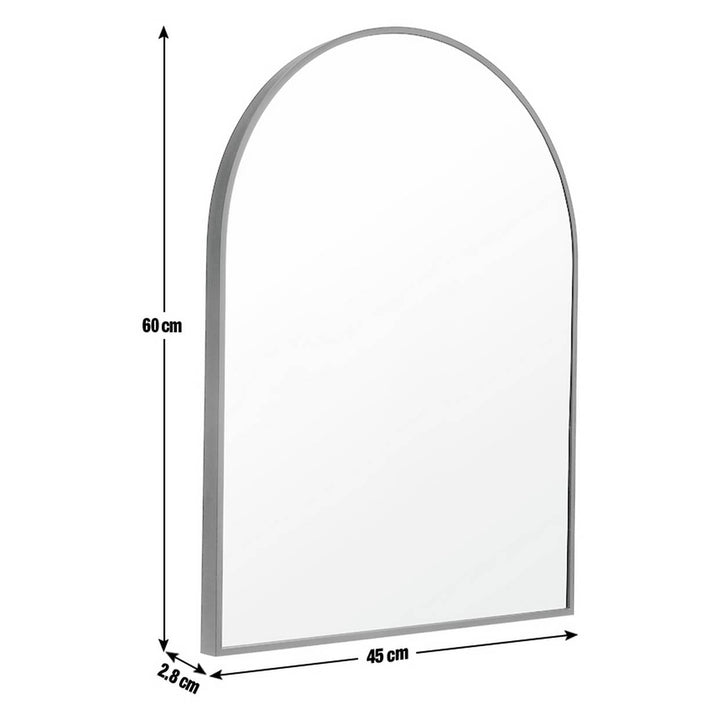 Habitat Black Arch Wall Mirror - 60 x 45cm