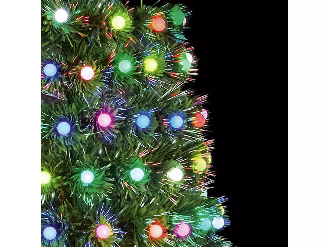 Premier Decorations 4ft Colour Changing Lights Christmas Tree - Green