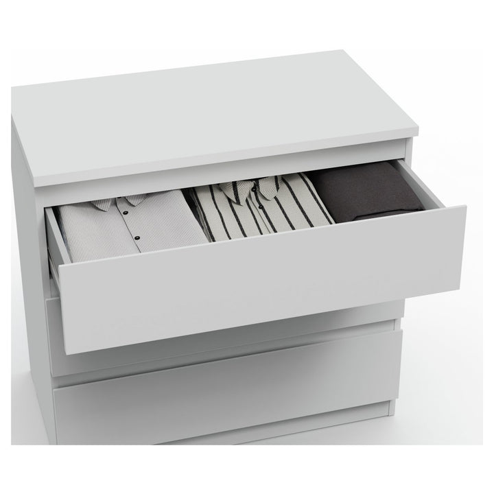 Home Jenson 3 Drawer Chest - Matte White