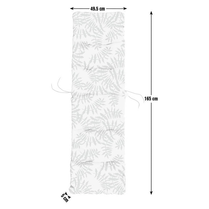 Home Lino Leaf Garden Chair Cushion - Green