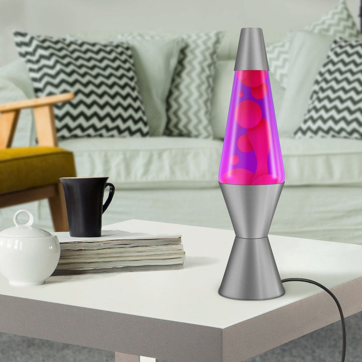 Lava 14.5in Fuchsia Mirage Lamp - Pink & Violet