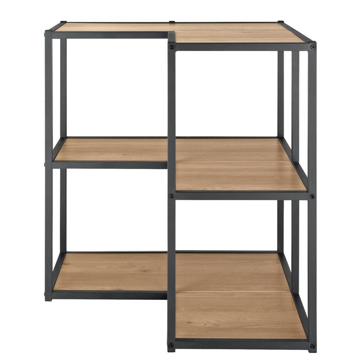 Habitat Loft Living Short Corner Shelving Unit - Light Oak