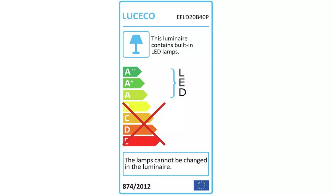 Luceco 20W Slimline LED PIR Floodlight