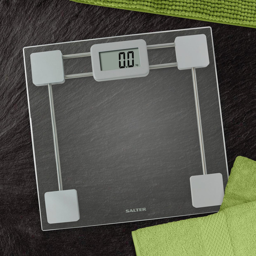 Salter Electronic Glass Scales - Grey